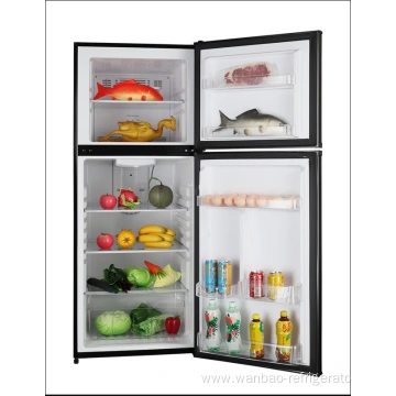 Small size double door fridge 2025